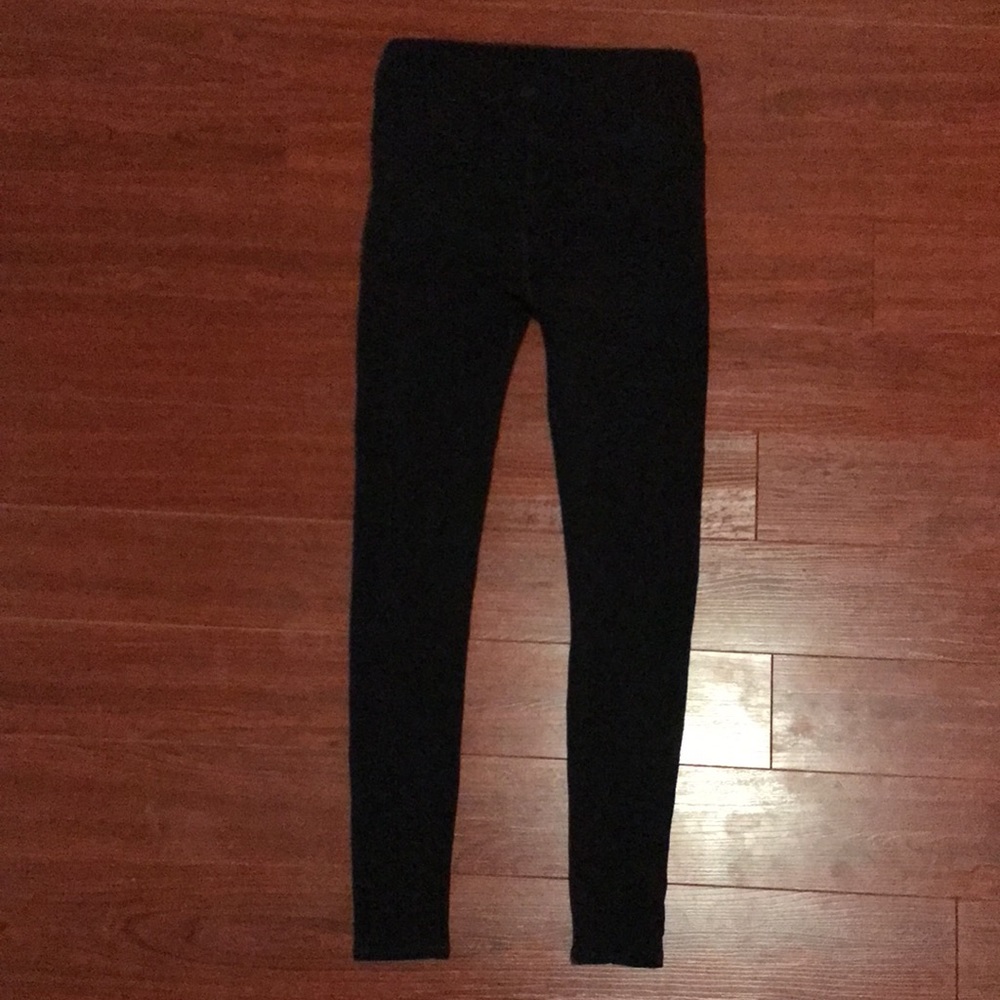 Lululemon Black 28” Leggings with Mesh Details